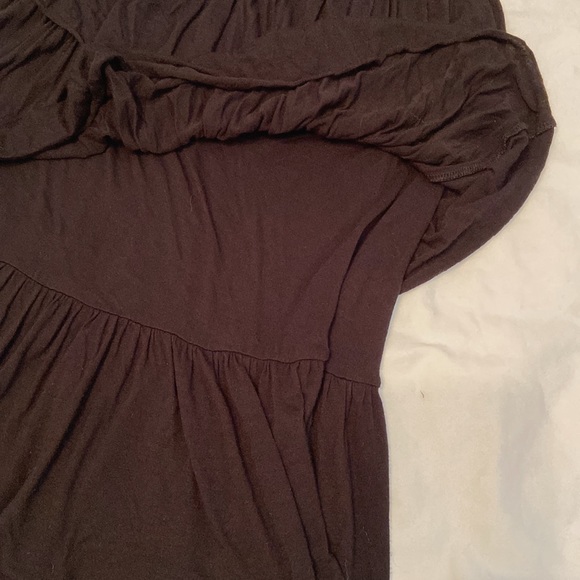 Layered slinky ruffle 3 tier sheer cut tank tunic super chic and fancy blouse - Picture 4 of 7